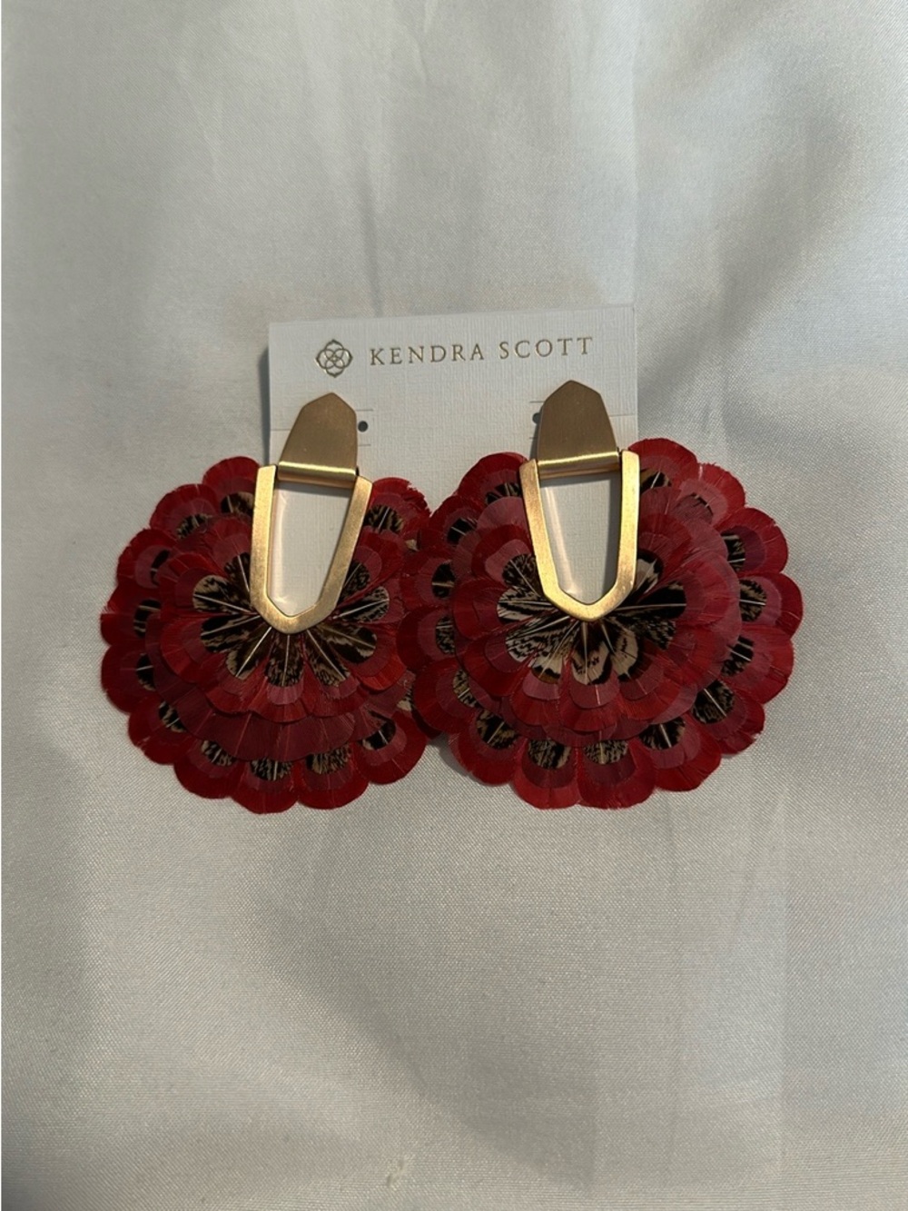 Kendra Scott Diane Feather Statement Earrings